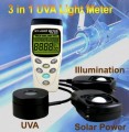 Datalogging 3 in 1 UV Light Meter