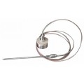 Sterile disk data logger with flexible cable probe