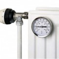 Radiator or pipe thermometer - magnetic